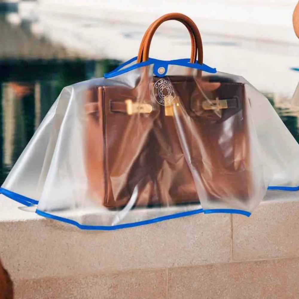Hermes purse raincoat